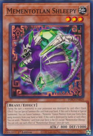 Mementotlan Shleepy (INFO-EN020) - The Infinite Forbidden 1st Edition The Infinite Forbidden Yugioh Single  Squirtle Squad Card Shop.
