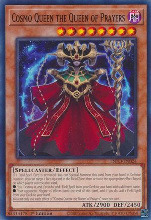 Cosmo Queen the Queen of Prayers (INFO-EN024) - The Infinite Forbidden 1st Edition The Infinite Forbidden Yugioh Single  Squirtle Squad Card Shop.