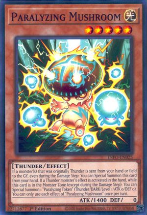 Paralyzing Mushroom (INFO-EN025) - The Infinite Forbidden 1st Edition The Infinite Forbidden Yugioh Single  Squirtle Squad Card Shop.