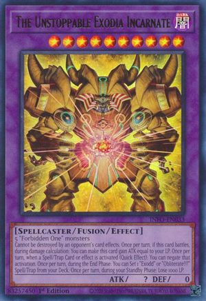 The Unstoppable Exodia Incarnate (INFO-EN033) - The Infinite Forbidden 1st Edition The Infinite Forbidden Yugioh Single  Squirtle Squad Card Shop.