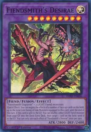 Fiendsmith's Desirae (INFO-EN036) - The Infinite Forbidden 1st Edition The Infinite Forbidden Yugioh Single  Squirtle Squad Card Shop.