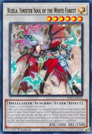 Rciela, Sinister Soul of the White Forest (INFO-EN039) - The Infinite Forbidden 1st Edition The Infinite Forbidden Yugioh Single  Squirtle Squad Card Shop.