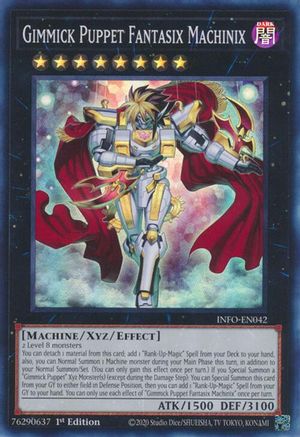 Gimmick Puppet Fantasix Machinix (INFO-EN042) - The Infinite Forbidden 1st Edition The Infinite Forbidden Yugioh Single  Squirtle Squad Card Shop.