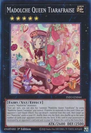 Madolche Queen Tiarafraise (INFO-EN044) - The Infinite Forbidden 1st Edition The Infinite Forbidden Yugioh Single  Squirtle Squad Card Shop.