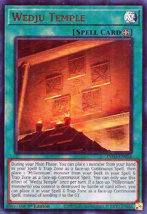 Wedju Temple (INFO-EN054) - The Infinite Forbidden 1st Edition The Infinite Forbidden Yugioh Single  Squirtle Squad Card Shop.