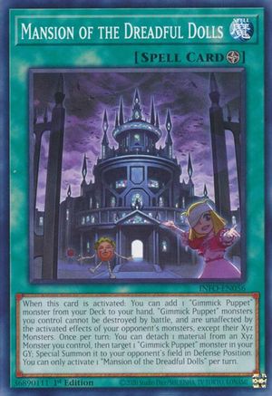 Mansion of the Dreadful Dolls (INFO-EN056) - The Infinite Forbidden 1st Edition The Infinite Forbidden Yugioh Single  Squirtle Squad Card Shop.