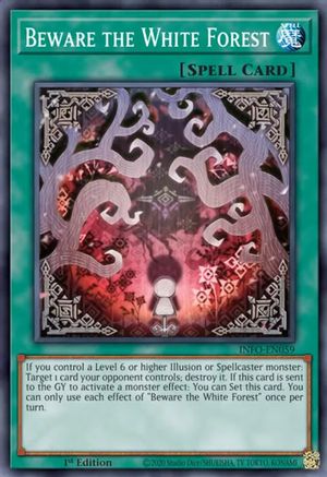 Beware the White Forest (INFO-EN059) - The Infinite Forbidden 1st Edition The Infinite Forbidden Yugioh Single  Squirtle Squad Card Shop.