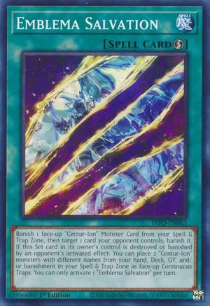 Emblema Salvation (INFO-EN063) - The Infinite Forbidden 1st Edition The Infinite Forbidden Yugioh Single  Squirtle Squad Card Shop.