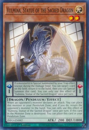 Vulmina, Statue of the Sacred Dragon (INFO-EN082) - The Infinite Forbidden 1st Edition The Infinite Forbidden Yugioh Single  Squirtle Squad Card Shop.