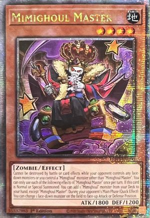 Mimighoul Master (Quarter Century Secret Rare) (INFO-EN090) - The Infinite Forbidden 1st Edition The Infinite Forbidden Yugioh Single  Squirtle Squad Card Shop.