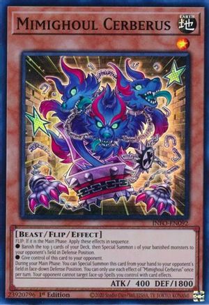 Mimighoul Cerberus (INFO-EN092) - The Infinite Forbidden 1st Edition The Infinite Forbidden Yugioh Single  Squirtle Squad Card Shop.