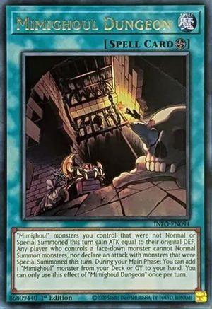 Mimighoul Dungeon (INFO-EN094) - The Infinite Forbidden 1st Edition The Infinite Forbidden Yugioh Single  Squirtle Squad Card Shop.