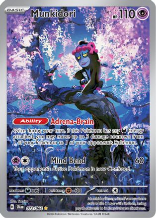 Munkidori 072/064 – Shrouded Fable – Illustration Rare Pokémon Card