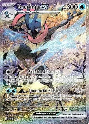 Greninja ex 132  - Holofoil SV Scarlet & Violet Promo Cards - Promo SV: Scarlet & Violet Promo Cards Pokemon Single  Squirtle Squad Card Shop.