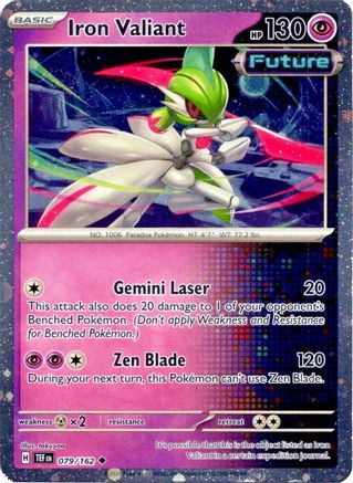 Iron Valiant (Cosmos Holo) 079/162  - Holofoil Miscellaneous Cards & Products - Uncommon Miscellaneous Cards & Products Pokemon Single  Squirtle Squad Card Shop.