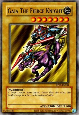 Gaia The Fierce Knight (RP01-EN004) - Retro Pack (2020 Date Reprint) Unlimited Retro Pack (2020 Date Reprint) Yugioh Single  Squirtle Squad Card Shop.