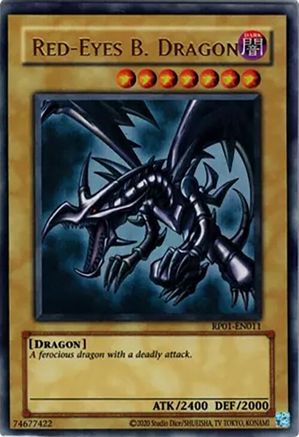 Red-Eyes B. Dragon (RP01-EN011) - Retro Pack (2020 Date Reprint) Unlimited Retro Pack (2020 Date Reprint) Yugioh Single  Squirtle Squad Card Shop.