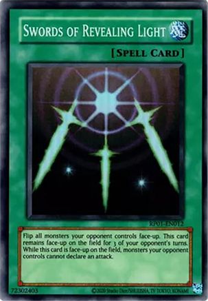 Swords of Revealing Light (RP01-EN012) - Retro Pack (2020 Date Reprint) Unlimited Retro Pack (2020 Date Reprint) Yugioh Single  Squirtle Squad Card Shop.