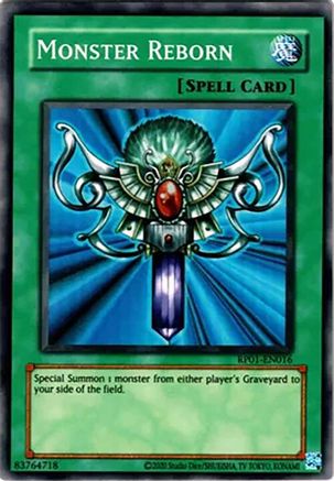 Monster Reborn (RP01-EN016) - Retro Pack (2020 Date Reprint) Unlimited Retro Pack (2020 Date Reprint) Yugioh Single  Squirtle Squad Card Shop.