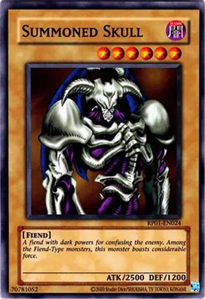Summoned Skull (RP01-EN024) - Retro Pack (2020 Date Reprint) Unlimited Retro Pack (2020 Date Reprint) Yugioh Single  Squirtle Squad Card Shop.