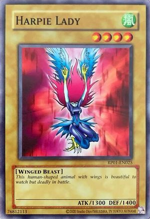 Harpie Lady (RP01-EN025) - Retro Pack (2020 Date Reprint) Unlimited Retro Pack (2020 Date Reprint) Yugioh Single  Squirtle Squad Card Shop.