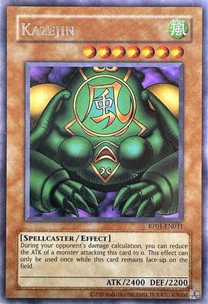 Kazejin (RP01-EN031) - Retro Pack (2020 Date Reprint) Unlimited Retro Pack (2020 Date Reprint) Yugioh Single  Squirtle Squad Card Shop.