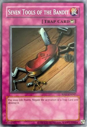 Seven Tools of the Bandit (RP01-EN047) - Retro Pack (2020 Date Reprint) Unlimited Retro Pack (2020 Date Reprint) Yugioh Single  Squirtle Squad Card Shop.