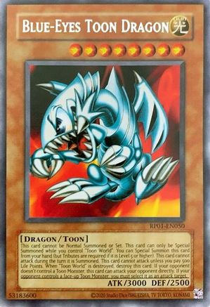 Blue-Eyes Toon Dragon (RP01-EN050) - Retro Pack (2020 Date Reprint) Unlimited Retro Pack (2020 Date Reprint) Yugioh Single  Squirtle Squad Card Shop.