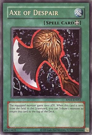 Axe of Despair (RP01-EN051) - Retro Pack (2020 Date Reprint) Unlimited Retro Pack (2020 Date Reprint) Yugioh Single  Squirtle Squad Card Shop.