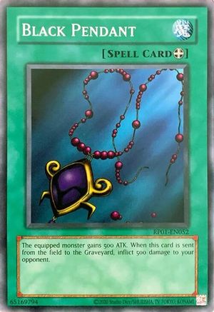 Black Pendant (RP01-EN052) - Retro Pack (2020 Date Reprint) Unlimited Retro Pack (2020 Date Reprint) Yugioh Single  Squirtle Squad Card Shop.