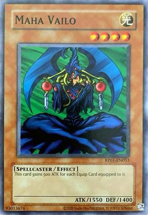 Maha Vailo (RP01-EN053) - Retro Pack (2020 Date Reprint) Unlimited Retro Pack (2020 Date Reprint) Yugioh Single  Squirtle Squad Card Shop.