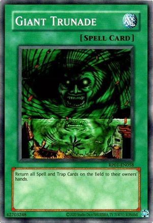 Giant Trunade (RP01-EN058) - Retro Pack (2020 Date Reprint) Unlimited Retro Pack (2020 Date Reprint) Yugioh Single  Squirtle Squad Card Shop.