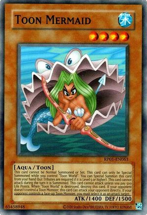Toon Mermaid (RP01-EN063) - Retro Pack (2020 Date Reprint) Unlimited Retro Pack (2020 Date Reprint) Yugioh Single  Squirtle Squad Card Shop.