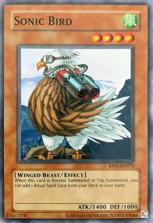 Sonic Bird (RP01-EN075) - Retro Pack (2020 Date Reprint) Unlimited Retro Pack (2020 Date Reprint) Yugioh Single  Squirtle Squad Card Shop.