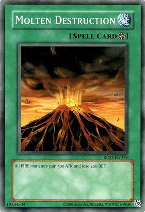 Molten Destruction (RP01-EN079) - Retro Pack (2020 Date Reprint) Unlimited Retro Pack (2020 Date Reprint) Yugioh Single  Squirtle Squad Card Shop.