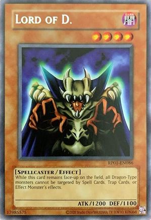Lord of D. (RP01-EN086) - Retro Pack (2020 Date Reprint) Unlimited Retro Pack (2020 Date Reprint) Yugioh Single  Squirtle Squad Card Shop.
