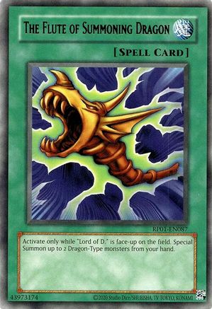 The Flute of Summoning Dragon (RP01-EN087) - Retro Pack (2020 Date Reprint) Unlimited Retro Pack (2020 Date Reprint) Yugioh Single  Squirtle Squad Card Shop.