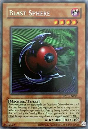 Blast Sphere (RP01-EN091) - Retro Pack (2020 Date Reprint) Unlimited Retro Pack (2020 Date Reprint) Yugioh Single  Squirtle Squad Card Shop.