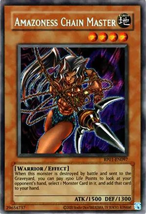 Amazoness Chain Master (RP01-EN097) - Retro Pack (2020 Date Reprint) Unlimited Retro Pack (2020 Date Reprint) Yugioh Single  Squirtle Squad Card Shop.