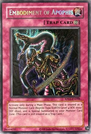 Embodiment of Apophis (RP01-EN098) - Retro Pack (2020 Date Reprint) Unlimited Retro Pack (2020 Date Reprint) Yugioh Single  Squirtle Squad Card Shop.