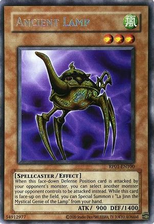 Ancient Lamp (RP01-EN100) - Retro Pack (2020 Date Reprint) Unlimited Retro Pack (2020 Date Reprint) Yugioh Single  Squirtle Squad Card Shop.