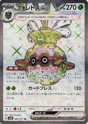 Forretress ex - 084/071 (084/071) - SV2D Clay Burst Holofoil SV2D: Clay Burst Pokemon Japanese Single  Squirtle Squad Card Shop.