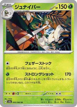 Decidueye (005/064) - SV6a Night Wanderer SV6a: Night Wanderer Pokemon Japanese Single  Squirtle Squad Card Shop.