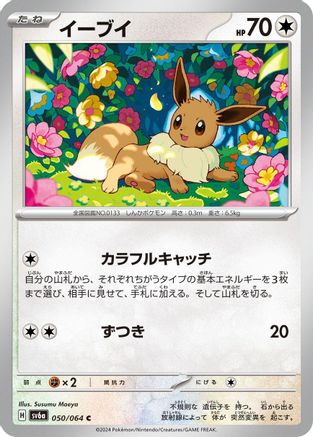 Eevee (050/064) - SV6a Night Wanderer SV6a: Night Wanderer Pokemon Japanese Single  Squirtle Squad Card Shop.