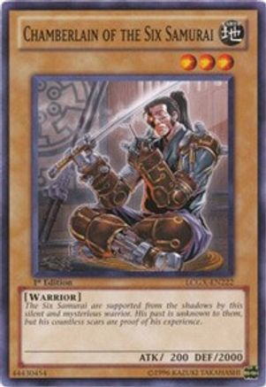 Chamberlain of the Six Samurai (LCGX-EN222) - Legendary Collection 2 1st Edition Legendary Collection 2 Yugioh Single  Squirtle Squad Card Shop.