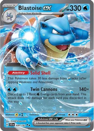Blastoise ex 030 (H) - Stellar Crown - DR