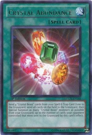 Crystal Abundance (LCGX-EN166) - Legendary Collection 2 1st Edition Legendary Collection 2 Yugioh Single  Squirtle Squad Card Shop.