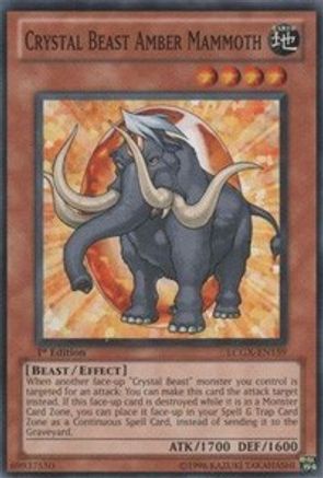 Crystal Beast Amber Mammoth (LCGX-EN159) - Legendary Collection 2 1st Edition Legendary Collection 2 Yugioh Single  Squirtle Squad Card Shop.