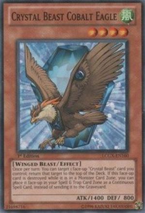 Crystal Beast Cobalt Eagle (LCGX-EN160) - Legendary Collection 2 1st Edition Legendary Collection 2 Yugioh Single  Squirtle Squad Card Shop.
