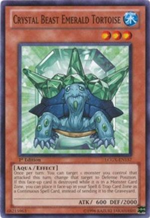 Crystal Beast Emerald Tortoise (LCGX-EN157) - Legendary Collection 2 Unlimited Legendary Collection 2 Yugioh Single  Squirtle Squad Card Shop.